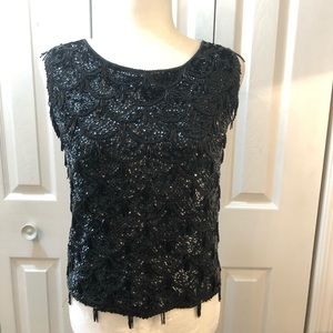 Vintage beaded top